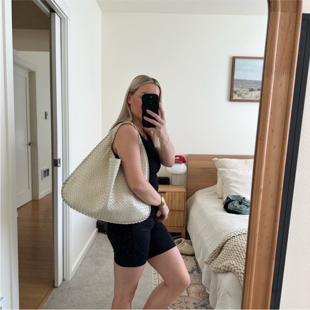 Large Bottega Veneta Hobo Intrecciato Bag